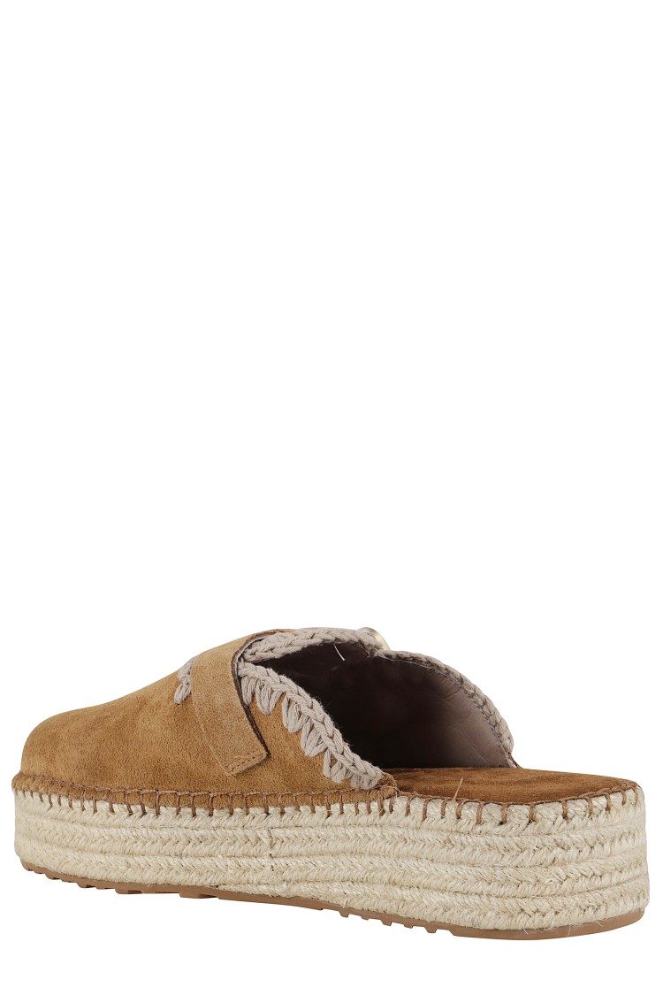 Shop Mou Clogs Jute In Brown