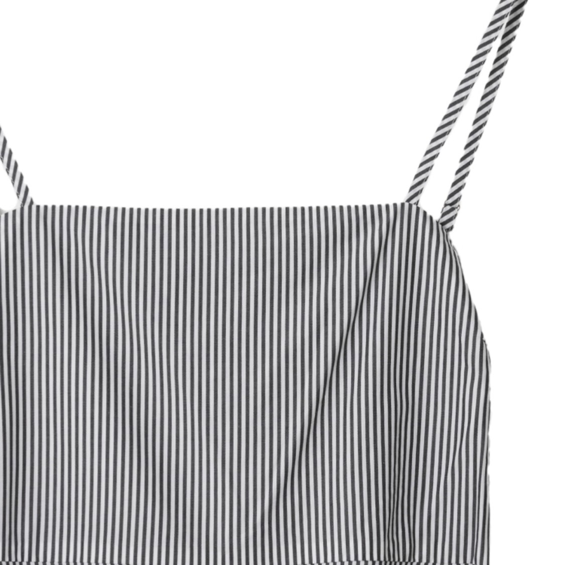 Officine Generale Candy Stripe Maxi Dress With Fitted Top In Gray