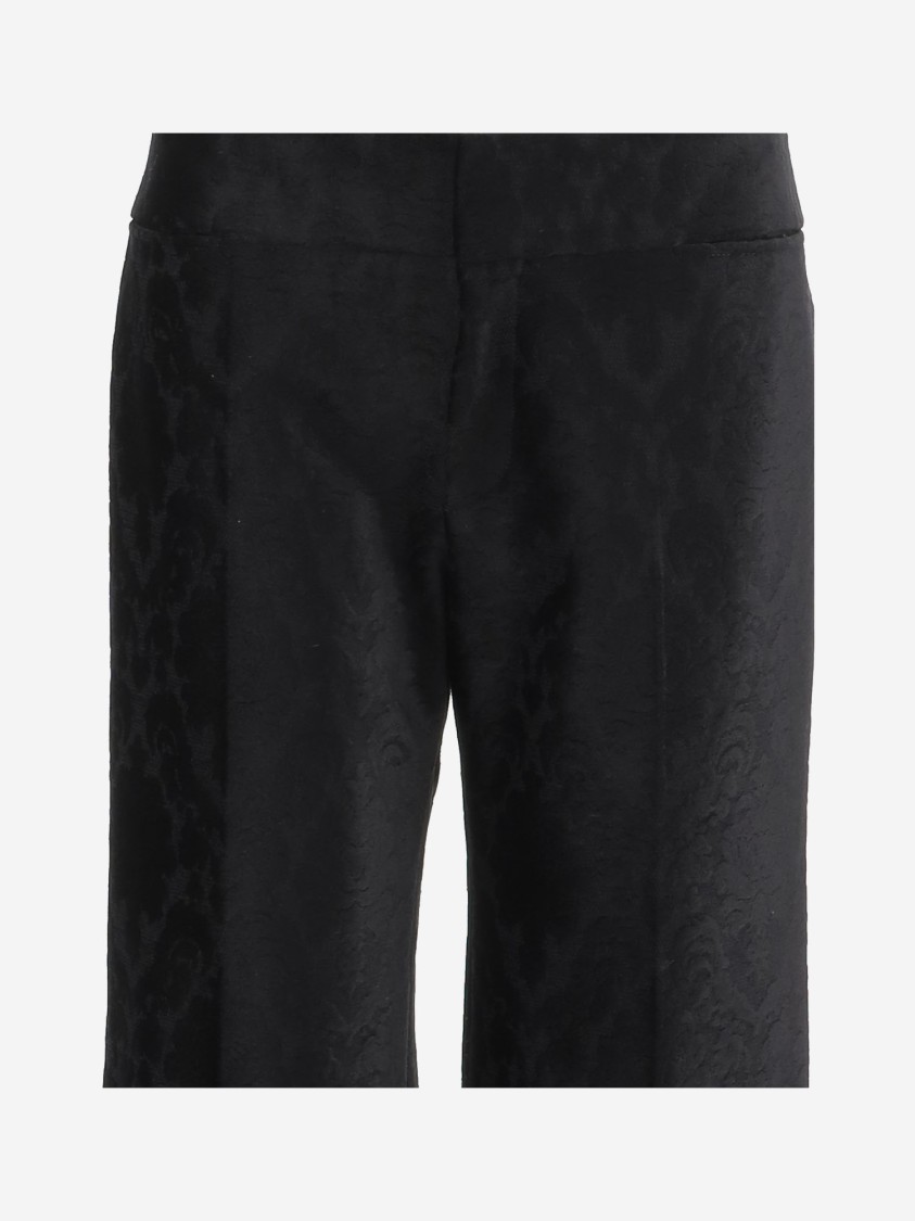 Chloé Viscose And Cotton Pants In Black