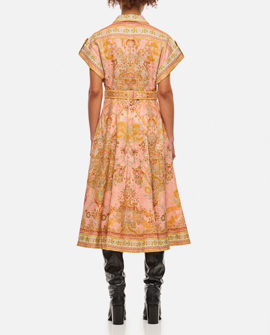 Shop Zimmermann Acacia Dress In Multicolor