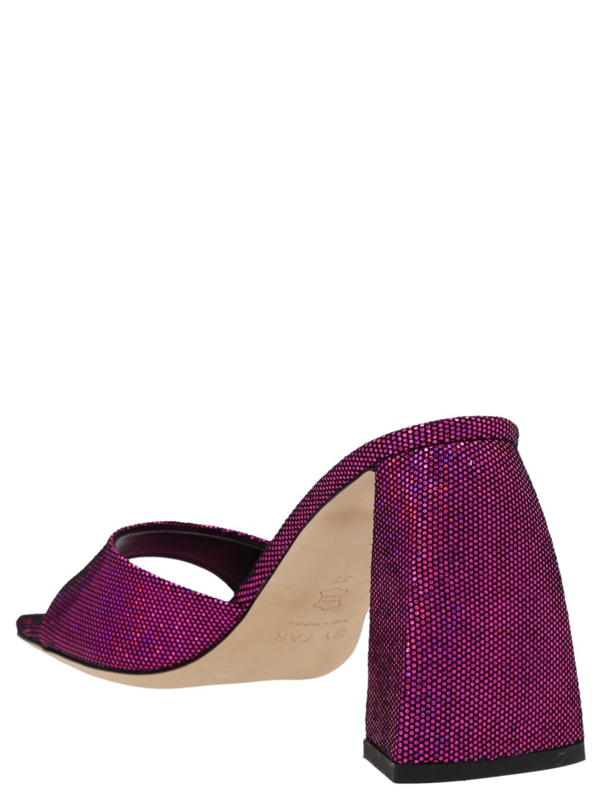 By Far 'michel' Sandals In Purple
