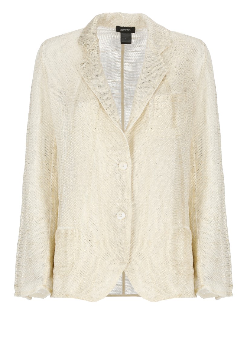 Avant Toi Single-breasted Suit Coat In Neutrals