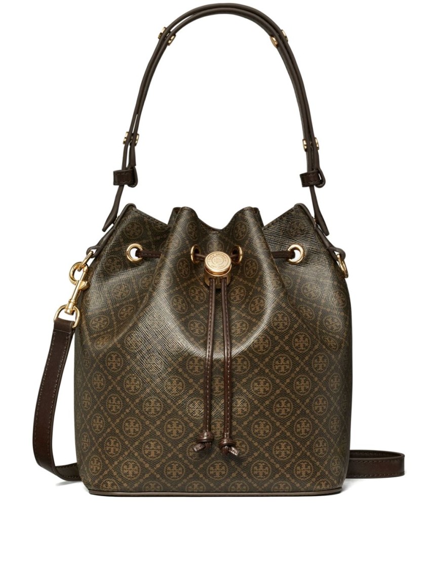 Tory Burch Multicolor Fabric Crossbody Bag In Black