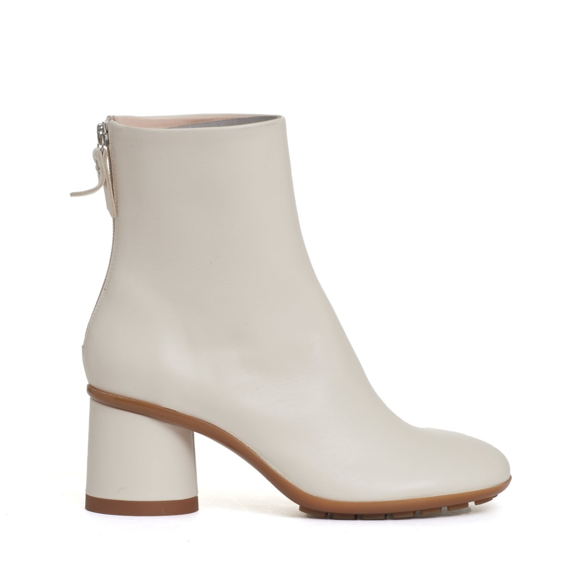 Agl Attilio Giusti Leombruni Agl Leather Ankle Boot In White