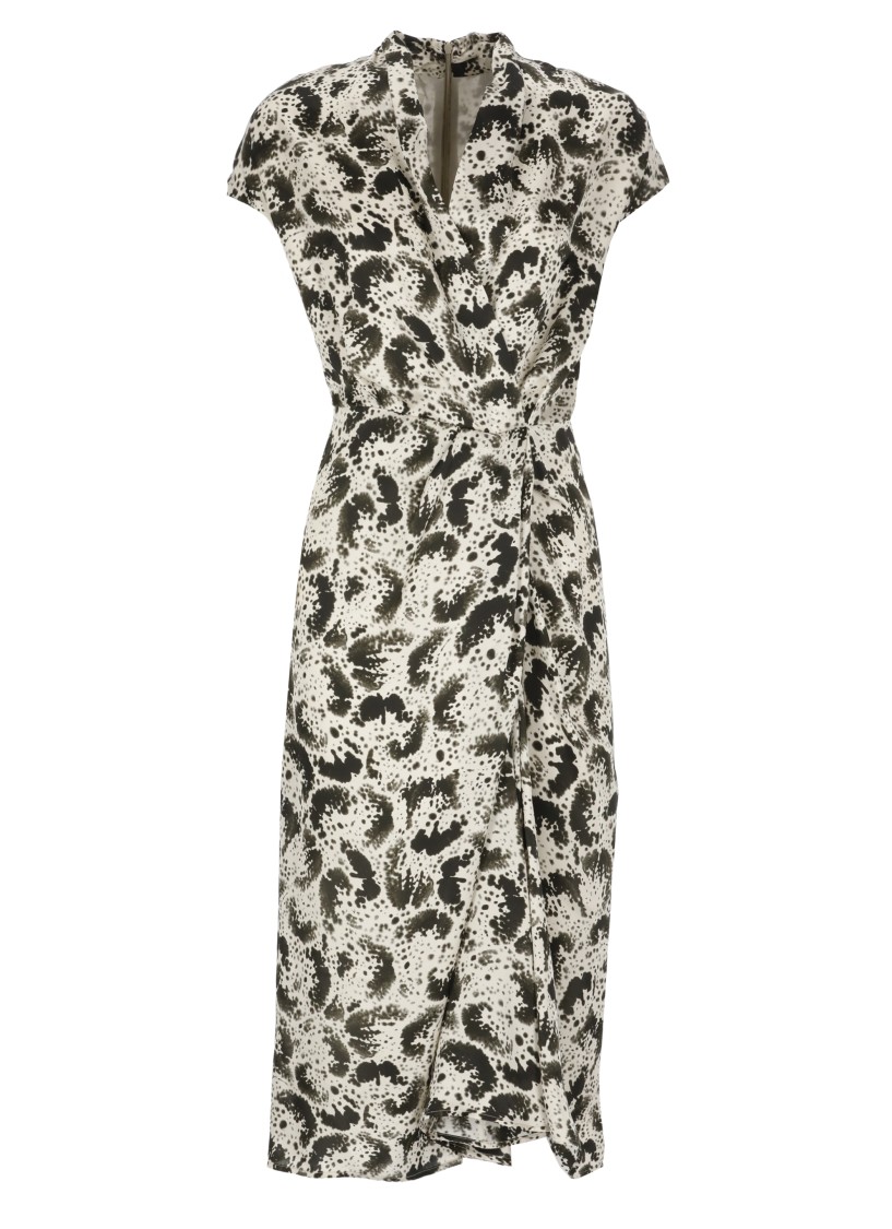 Dries Van Noten Dilian Printed Midi Dress