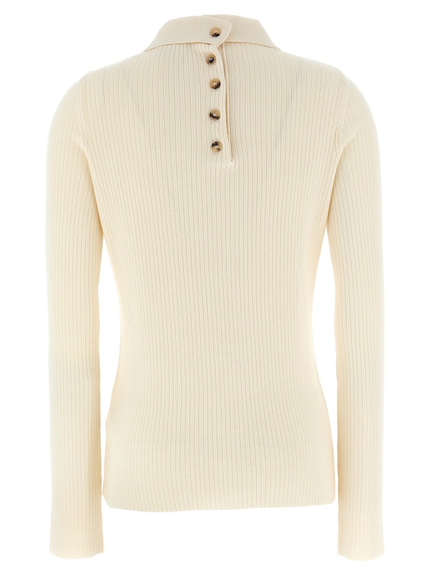 Courrèges Courreges 'multi Buttons' Sweater In Neutral