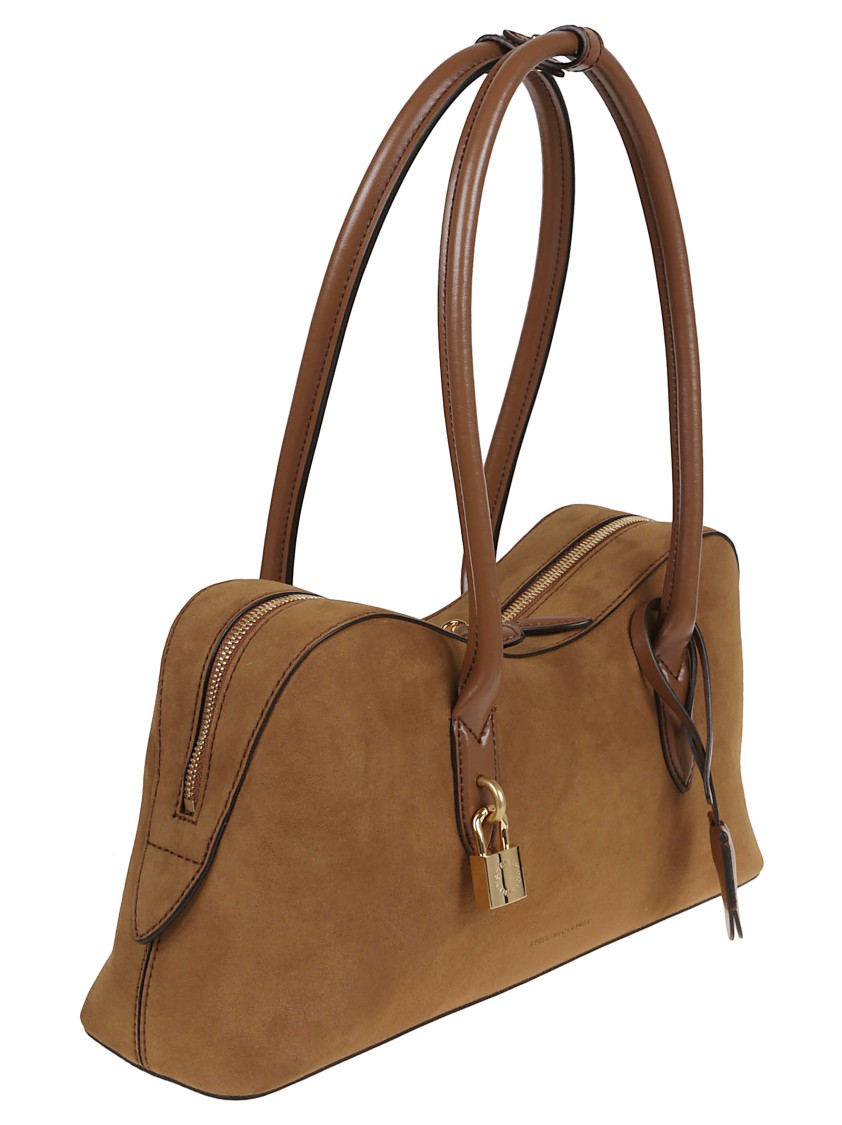 Stella Mccartney Sculptural Tote Bag In Vegan Suede