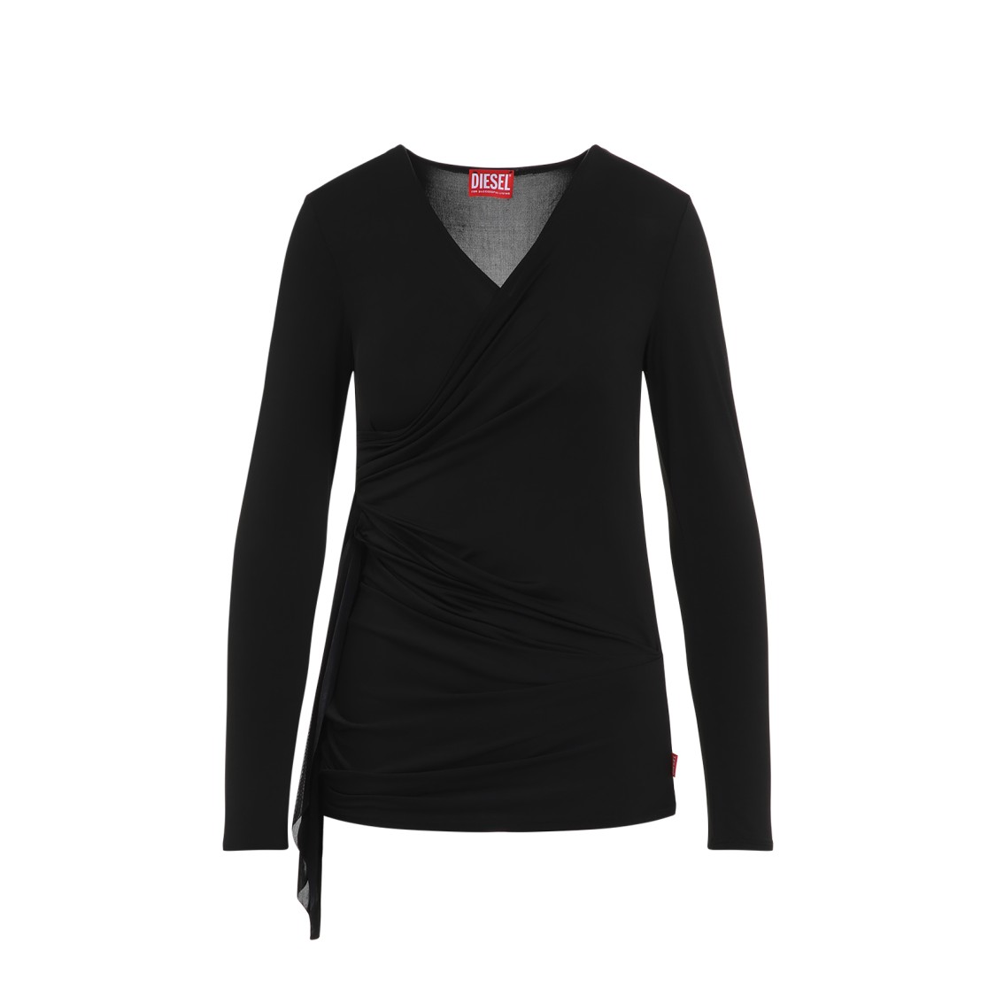 Diesel Black T-crissy-plain T-shirt In Black