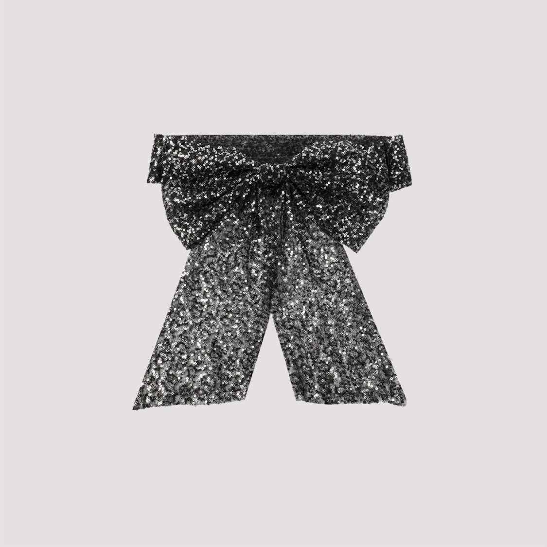 Shop Maison Michel Wicole Black Polyester Headband
