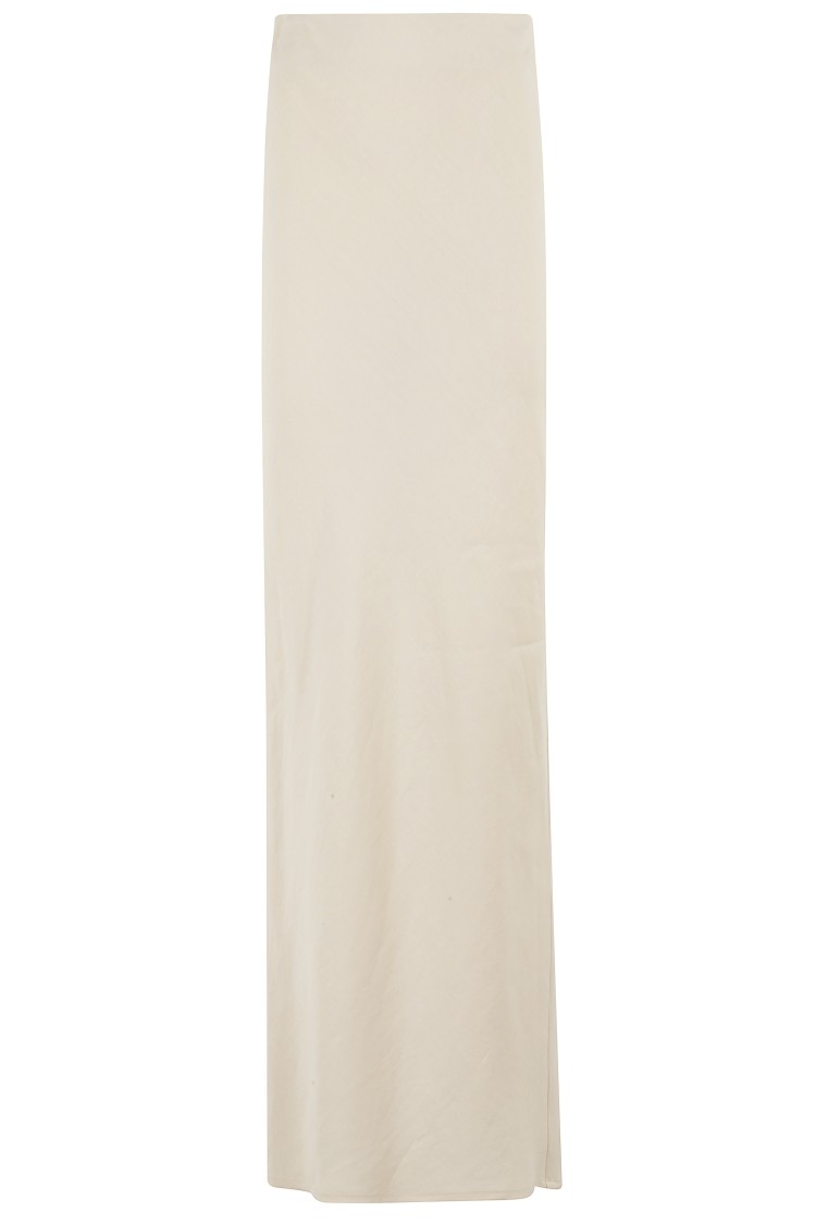 Shop Erika Cavallini Shirley Linen Midi Skirt
