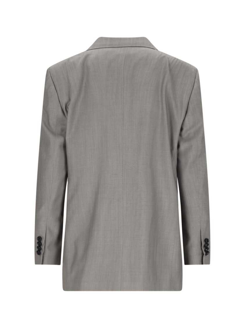 Lardini Grey Double-breasted Suit