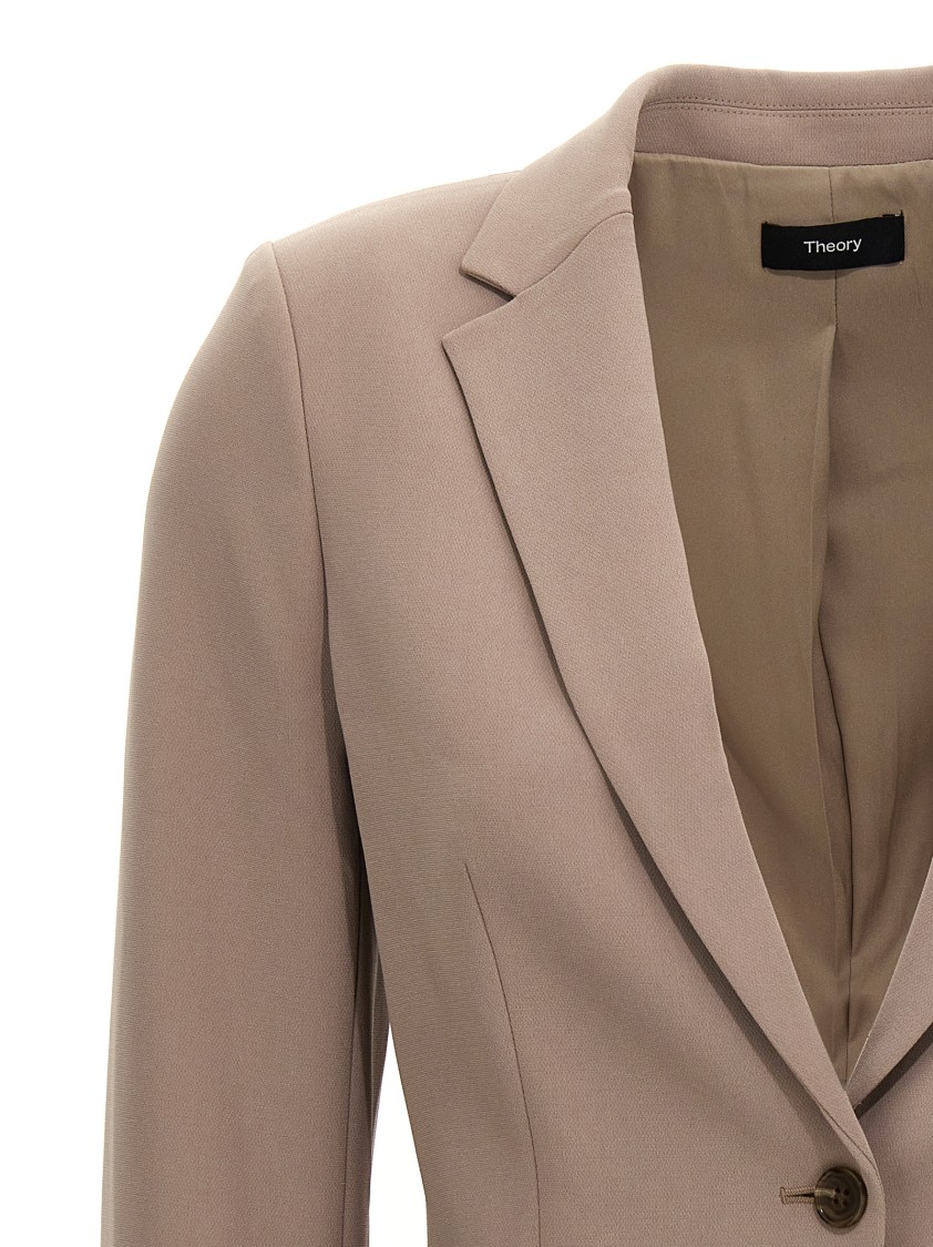 Theory 'staple' Blazer In Brown