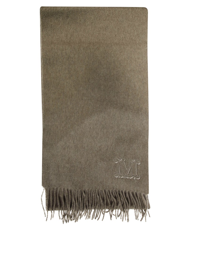 Max Mara Stylish Edges Fringed Scarf