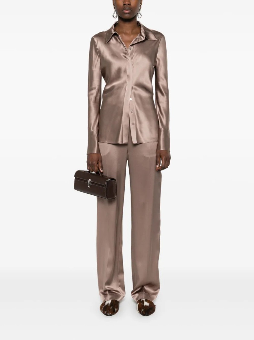 パンツ Joseph Tailored Taupe Trousers With Elasticated Waistband Joseph Tailored Taupe Trousers With Elasticated Waistband In