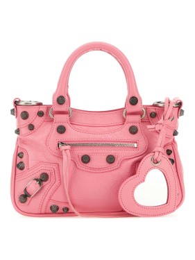 Balenciaga Fluo Pink Fabric Le Cagole Xs Shoulder Bag | THE LIST
