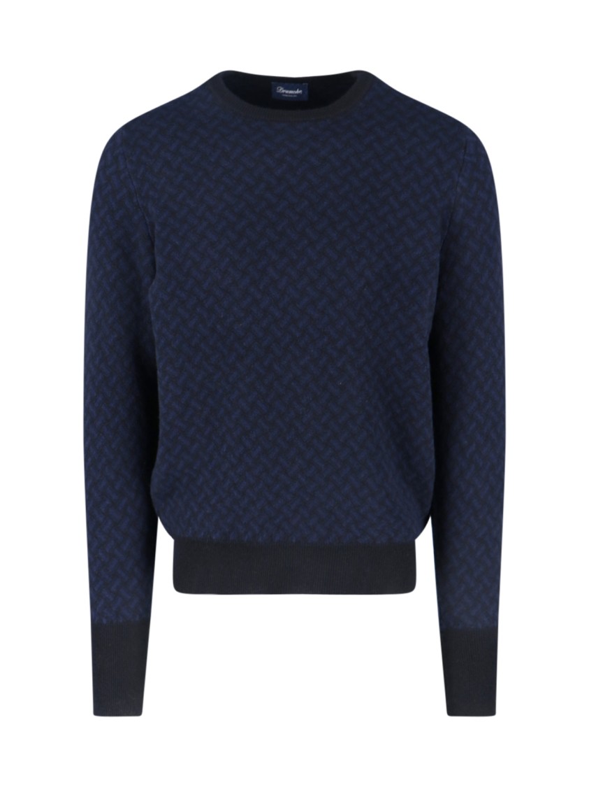 Drumohr Cashmere Sweater In Blue