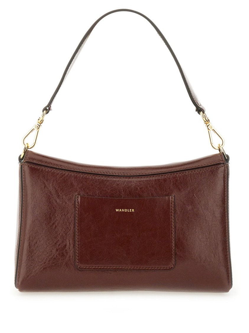 Shop Wandler "oscar" Leather Bag In Brown