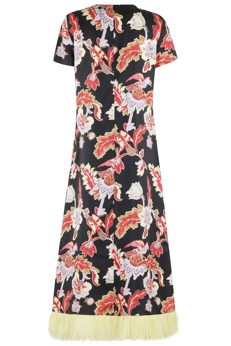 LA DOUBLEJ LA DOUBLE J SWING FEATHERS DRESS