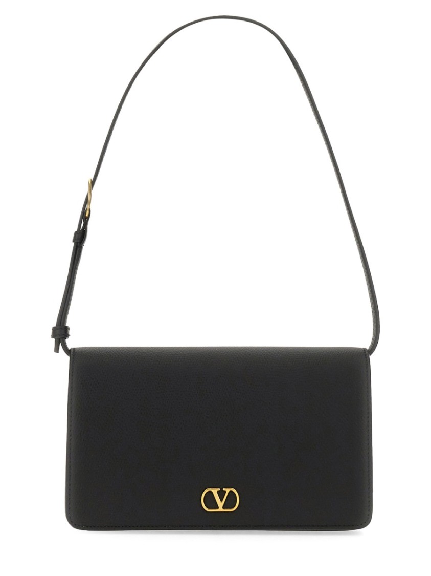 Valentino Vlogo Signature Shoulder Strap Wallet