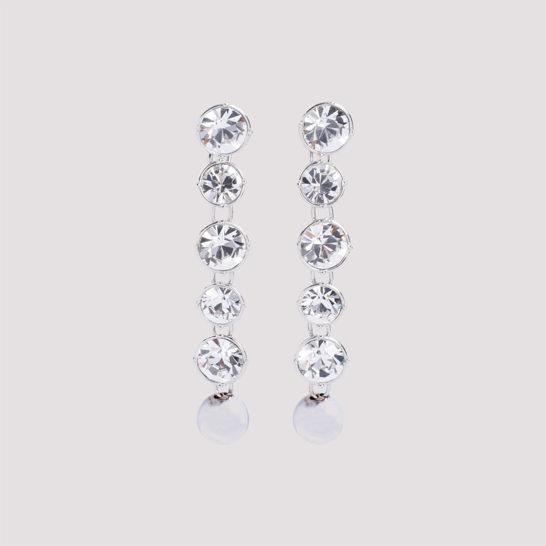 Jean Paul Gaultier Crystal-embellished Drop Earrings