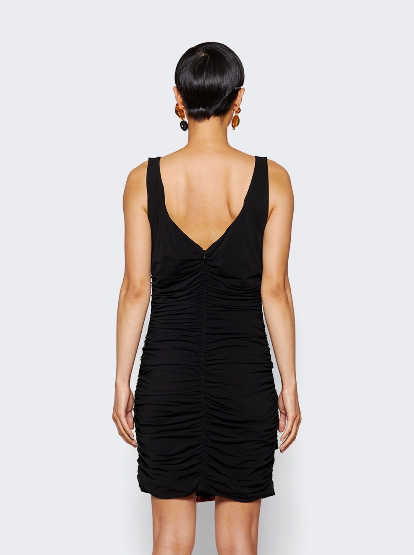 Magda Butrym Contrast Bandage Flower Dress