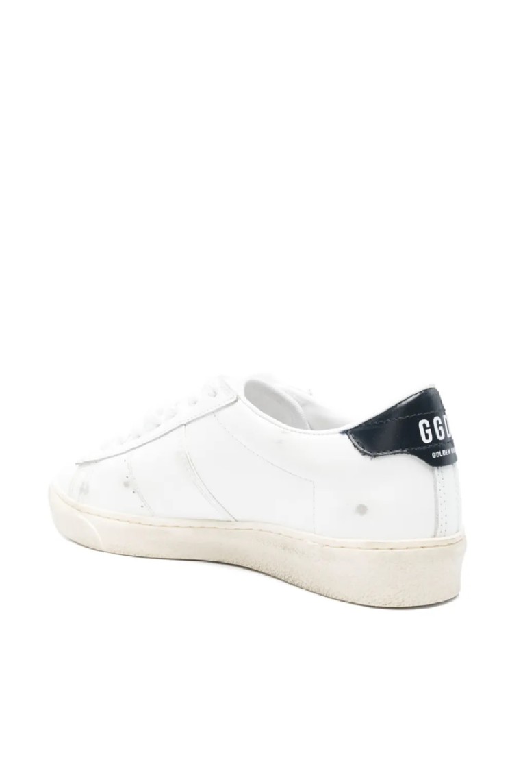 Golden Goose Low-top Sneakers With Contrasting Heel Tab In White