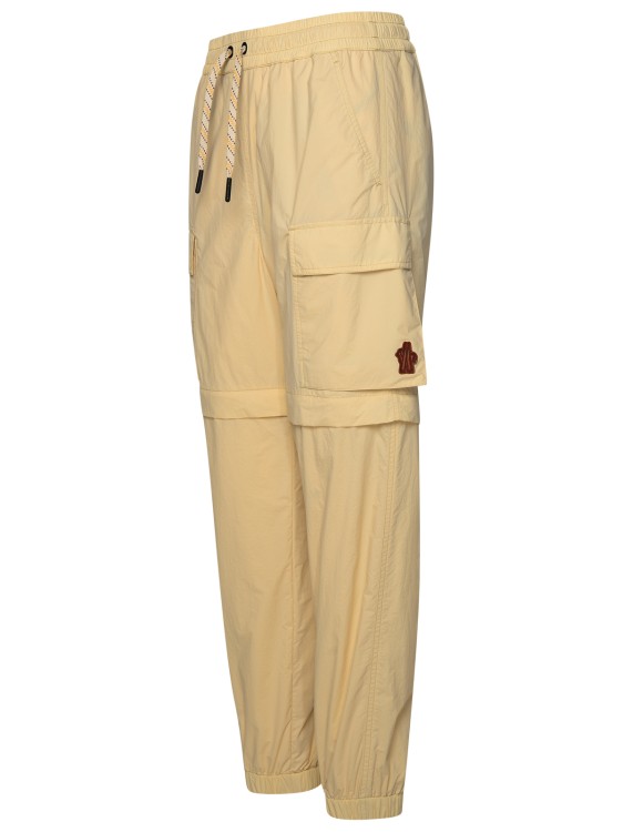 Moncler Grenoble Cream Polyamide Sporty Pants | THE LIST