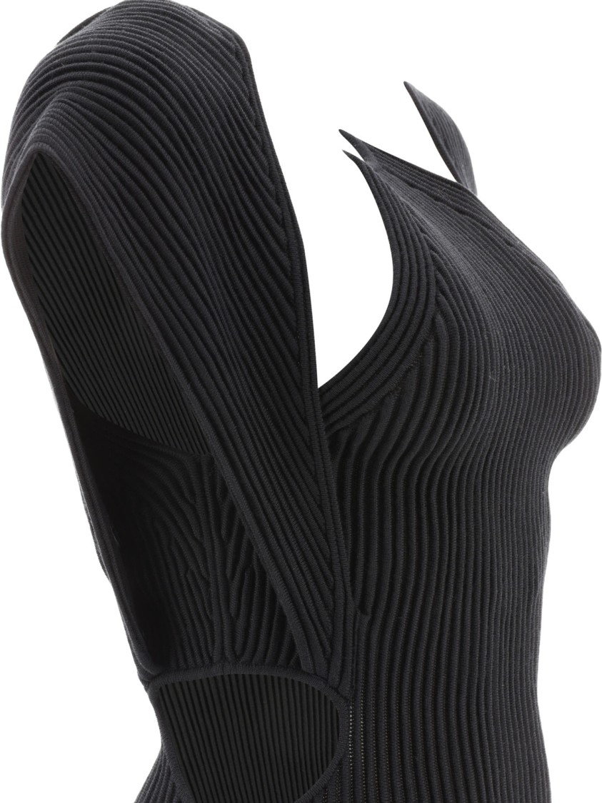 Chloé Abito Maxi Con Dettagli Cut-out In Black