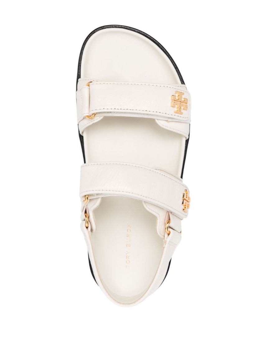 Tory Burch Pave Geo Bombe Miller Low Heel Sandal Shoes