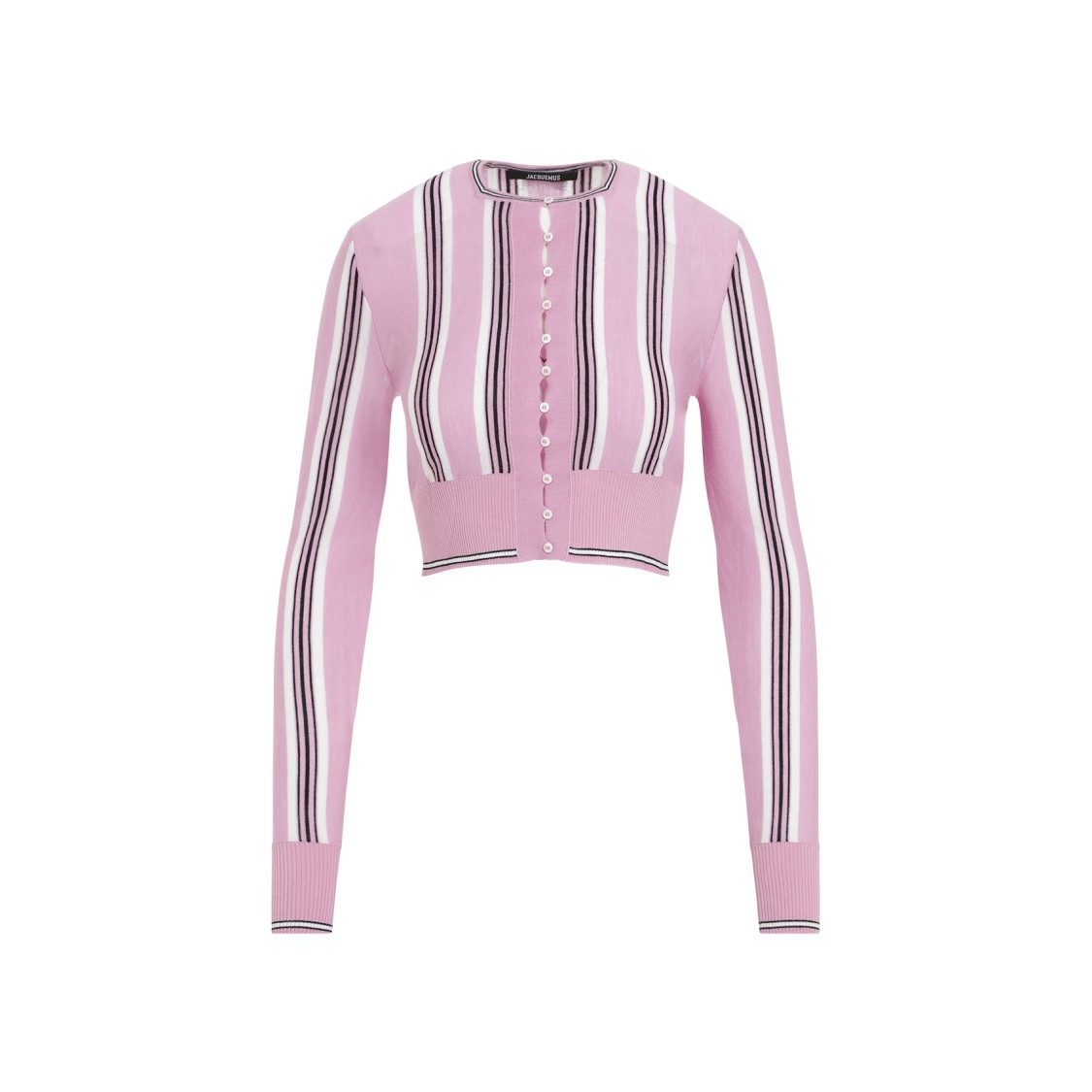 Jacquemus Pink Virgin Wool Le Cardigan Spiaggia Cardigan In Pink