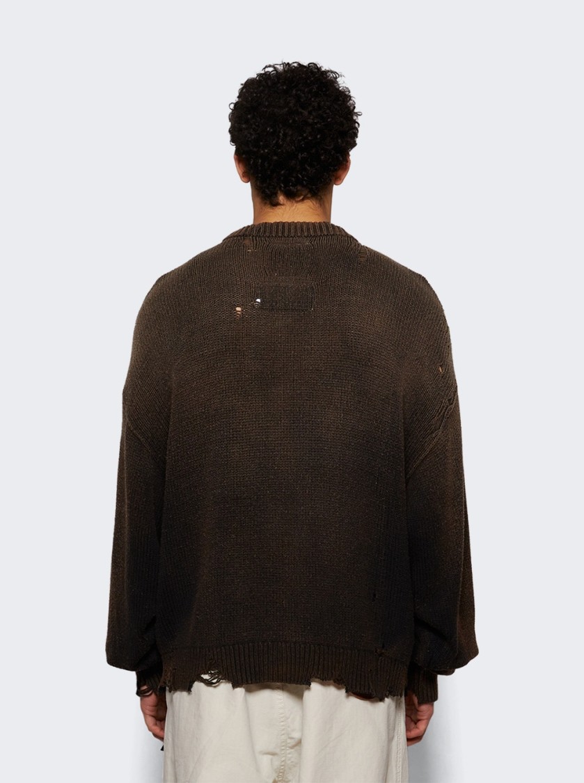 Miharayasuhiro Maison Mihara Yasuhiro Car Jacquard Knit Cardigan Black In Black