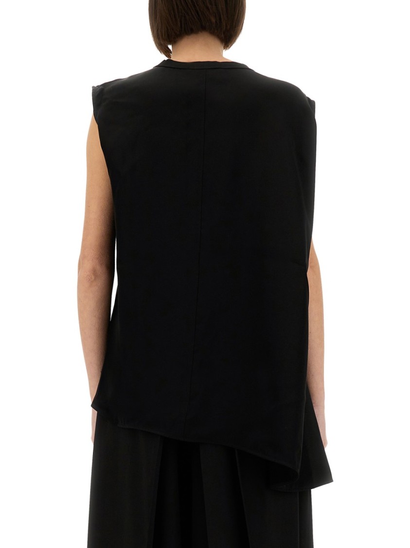 FABIANA FILIPPI FABIANA FILIPPI ASYMMETRICAL HEM JERSEY TOP