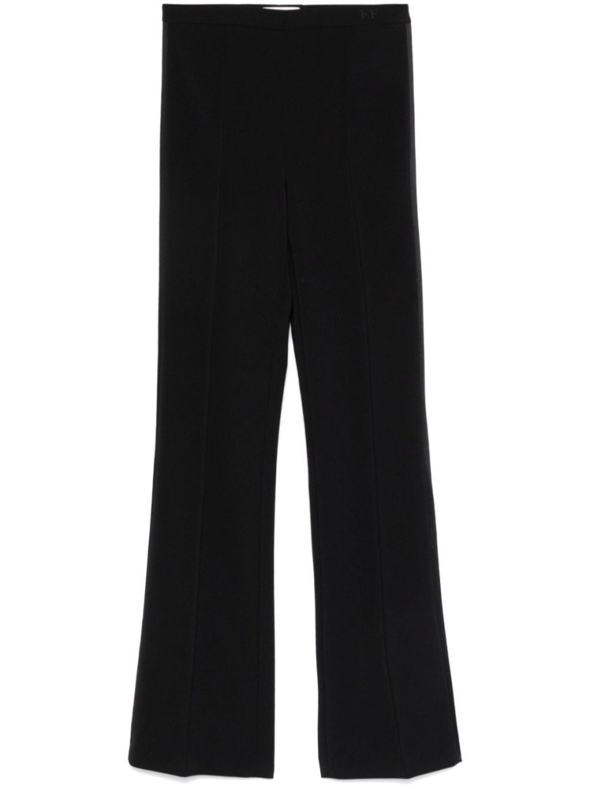 Elisabetta Franchi Flared Tailored Pants In Black