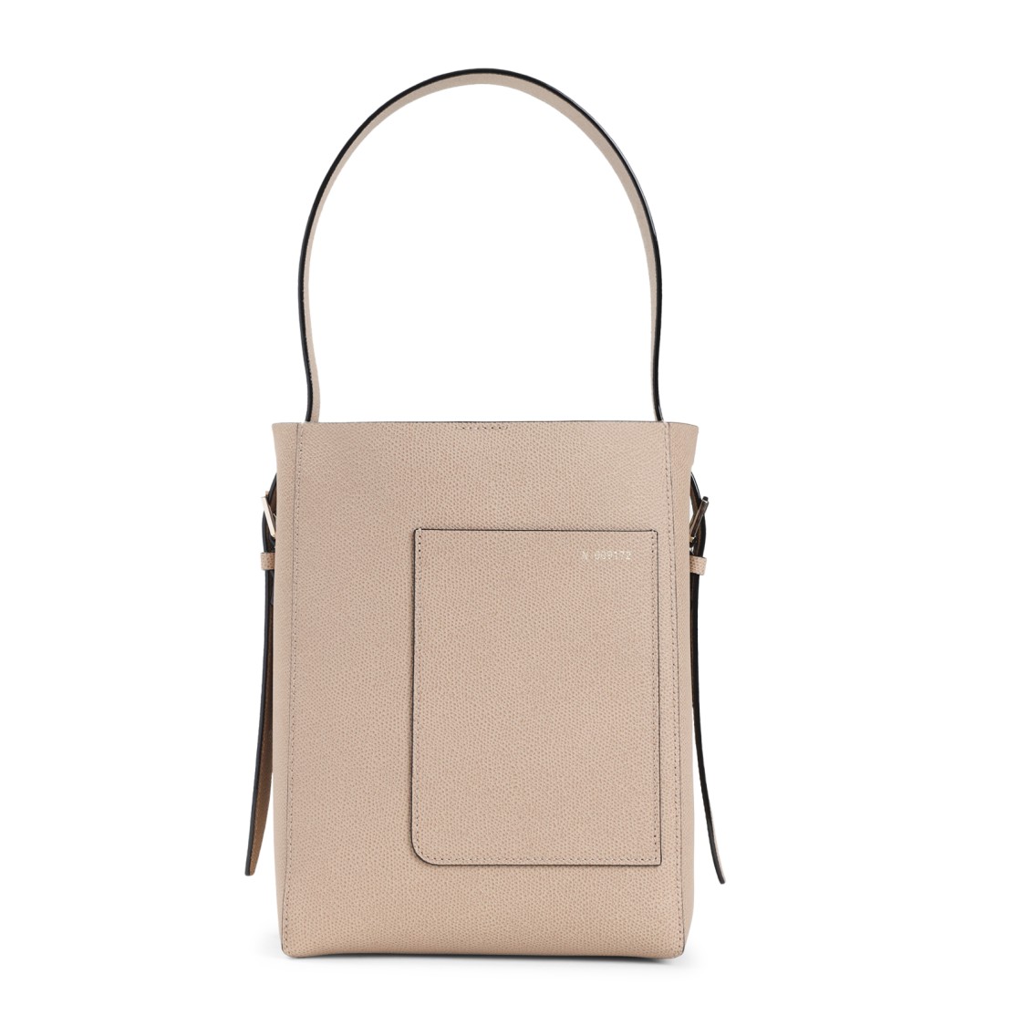 Valextra Beige Cashmere Calf Leather Small Bucket Bag