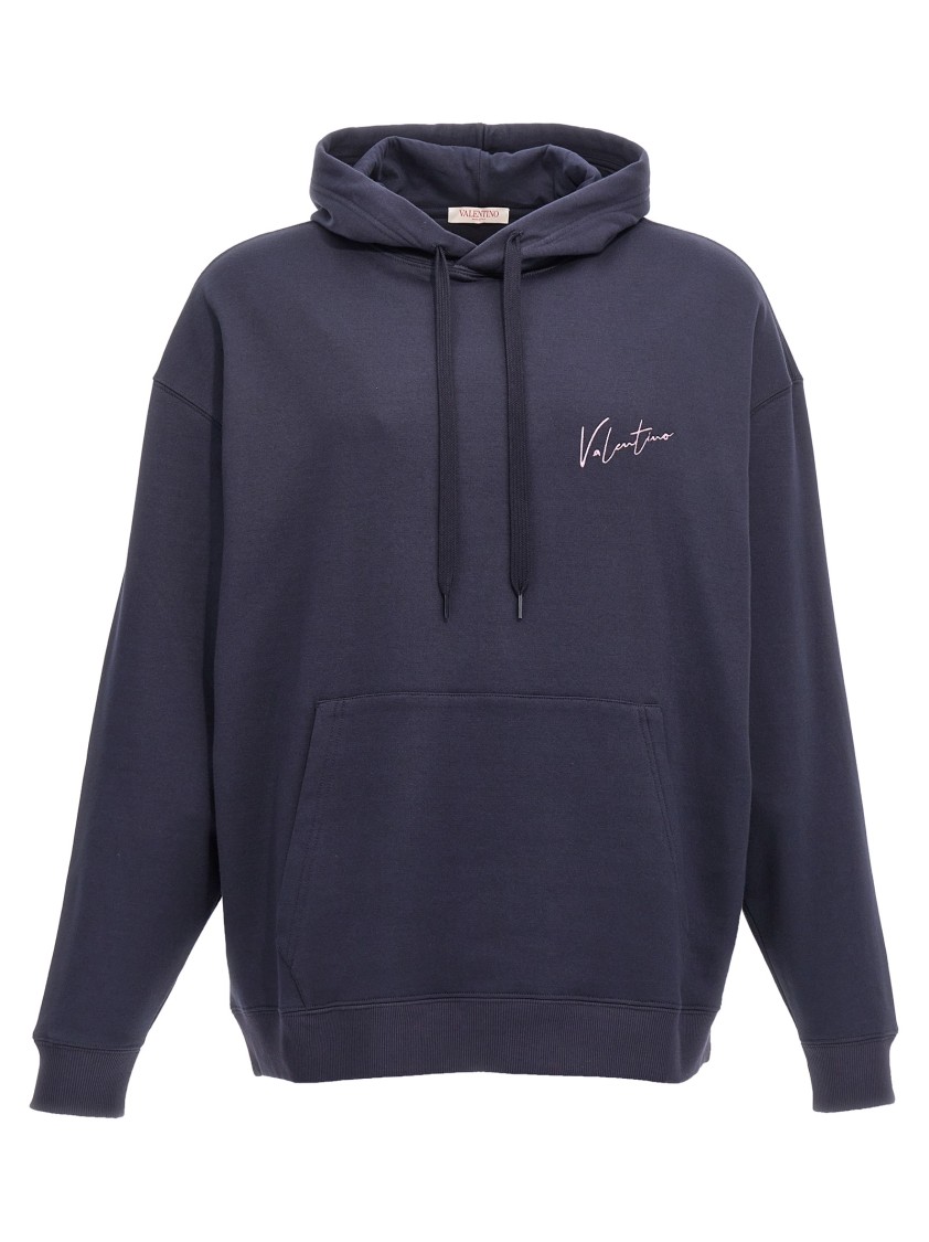 Valentino Garavani Valentino Logo Embroidery Hoodie | THE LIST