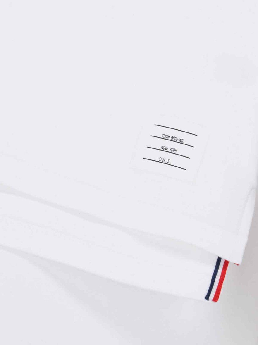 Thom Browne Rwb Stripe Cotton T-shirt