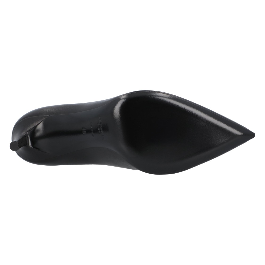 Saint Laurent Anja Pumps In Smooth Leather In Black
