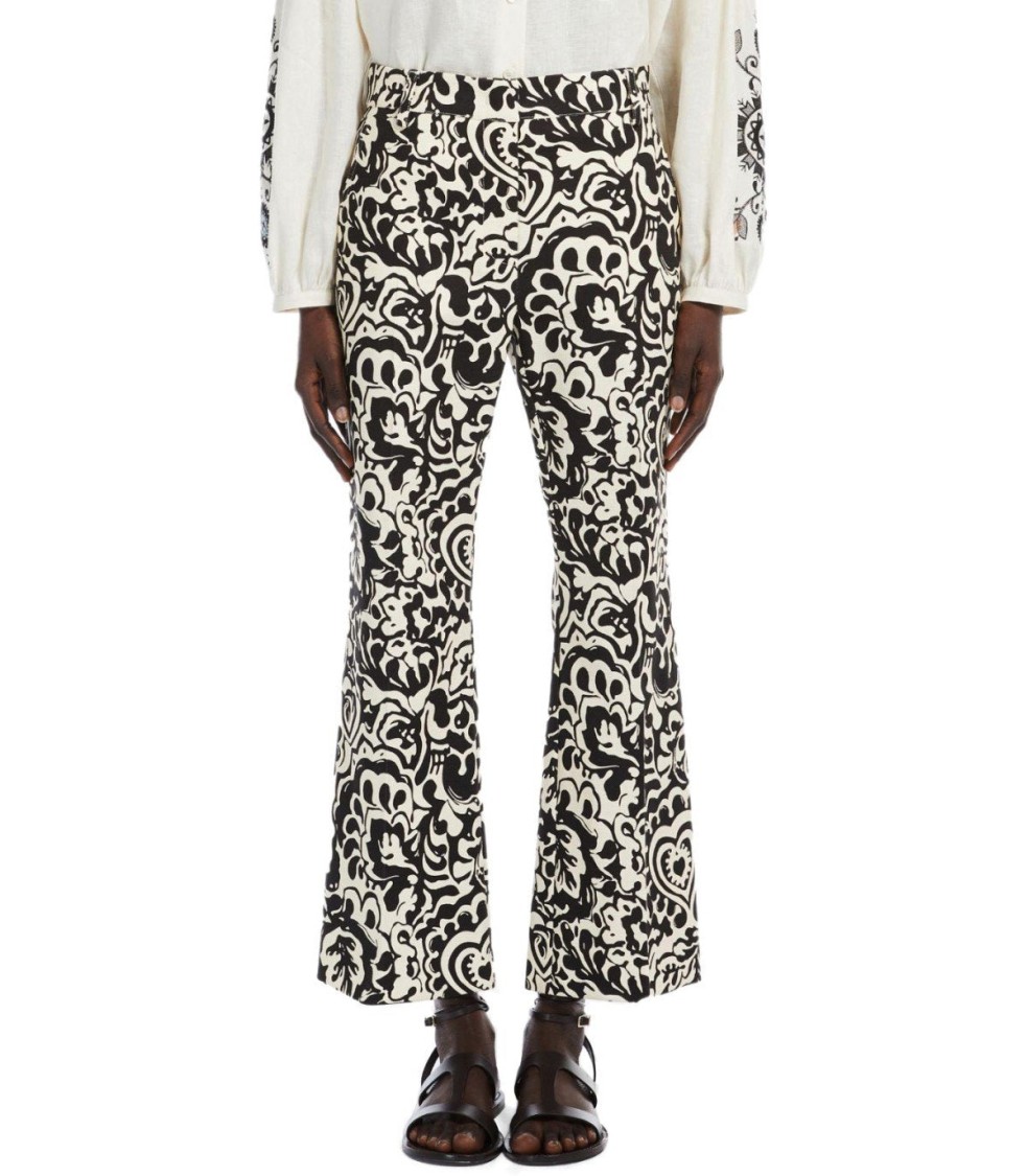 Max Mara Cadmio Black Pants In Black