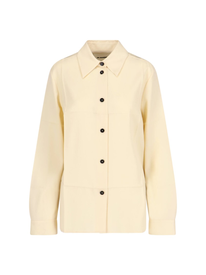 Jil Sander "coach Jacket With Logo Print"