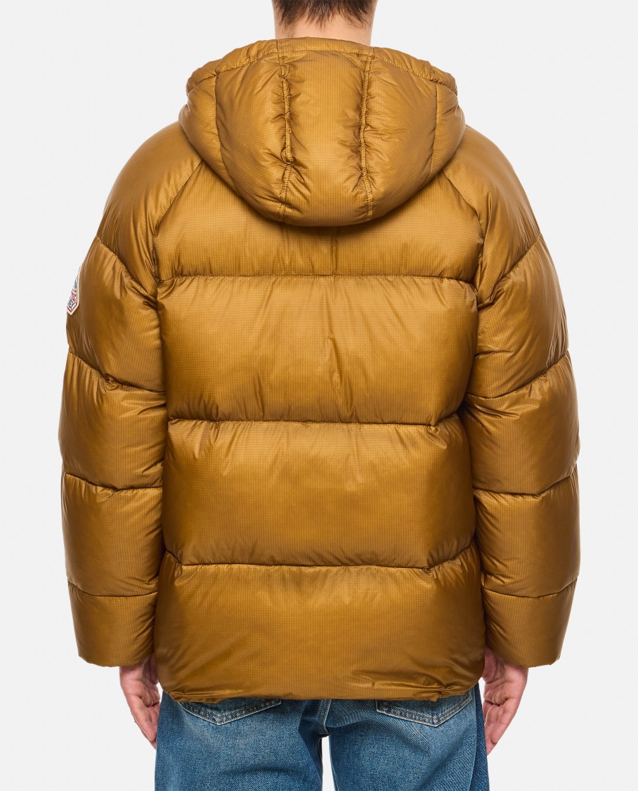Pyrenex Sten Ripstop Puffer Jacket In Brown