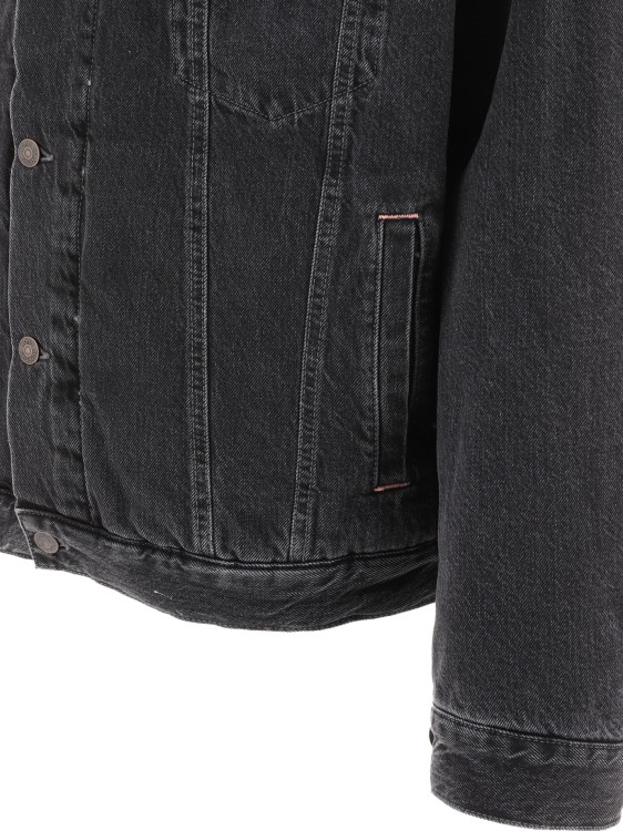 Acne Studios Lined Denim Jacket With Faux-Fur Collar | THE LIST
