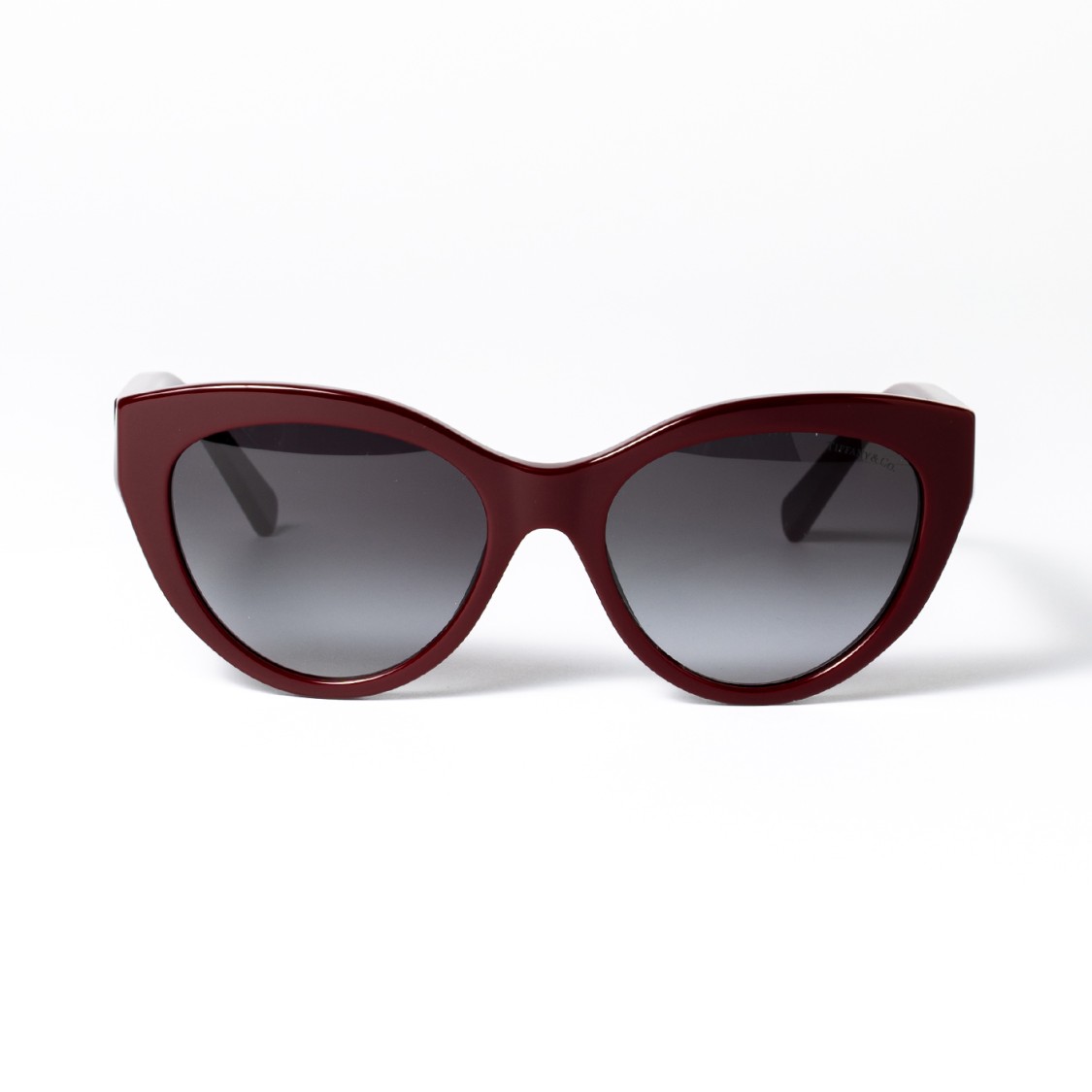 Tiffany & Co Tiffany  Co. Cat-eye Frame Sunglasses In Burgundy