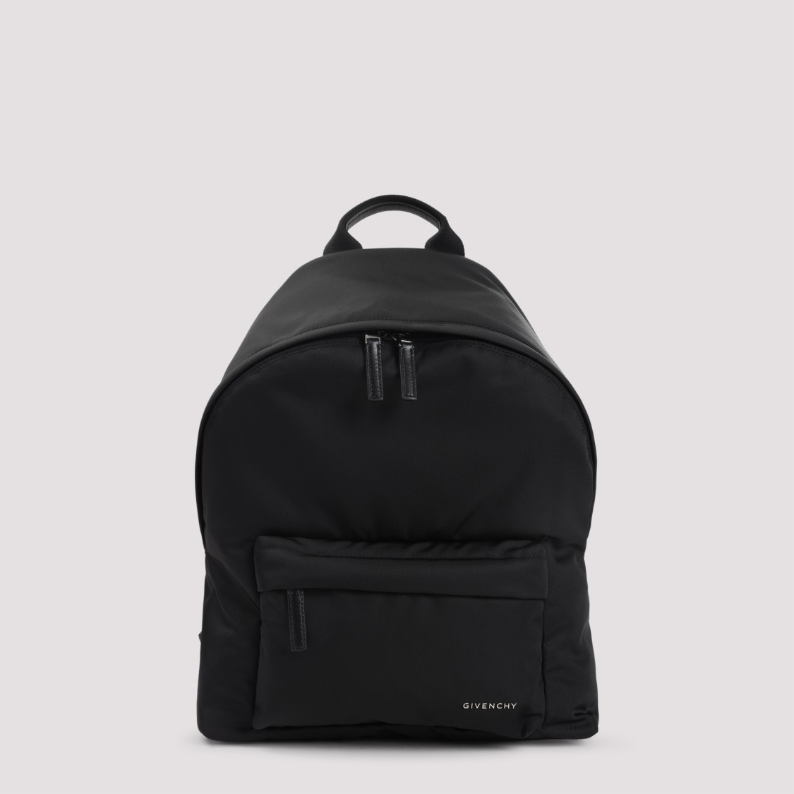 Givenchy Rounded Silhouette Backpack With Subtle Logo Detail In Black