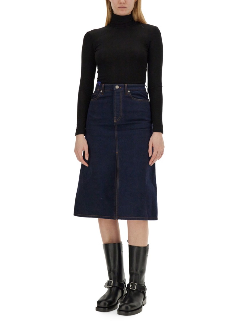 BURBERRY BURBERRY DENIM SKIRT 