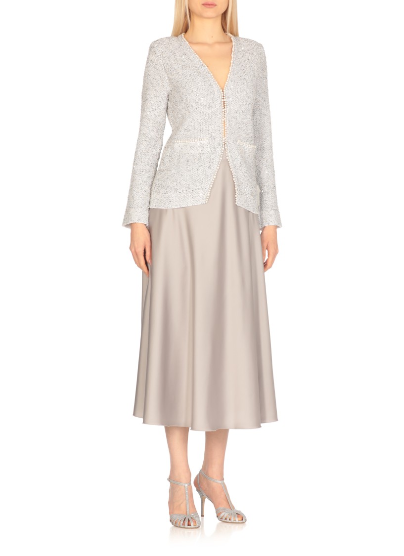 Shop D Exterior D. Exterior Grey Cotton Blazer