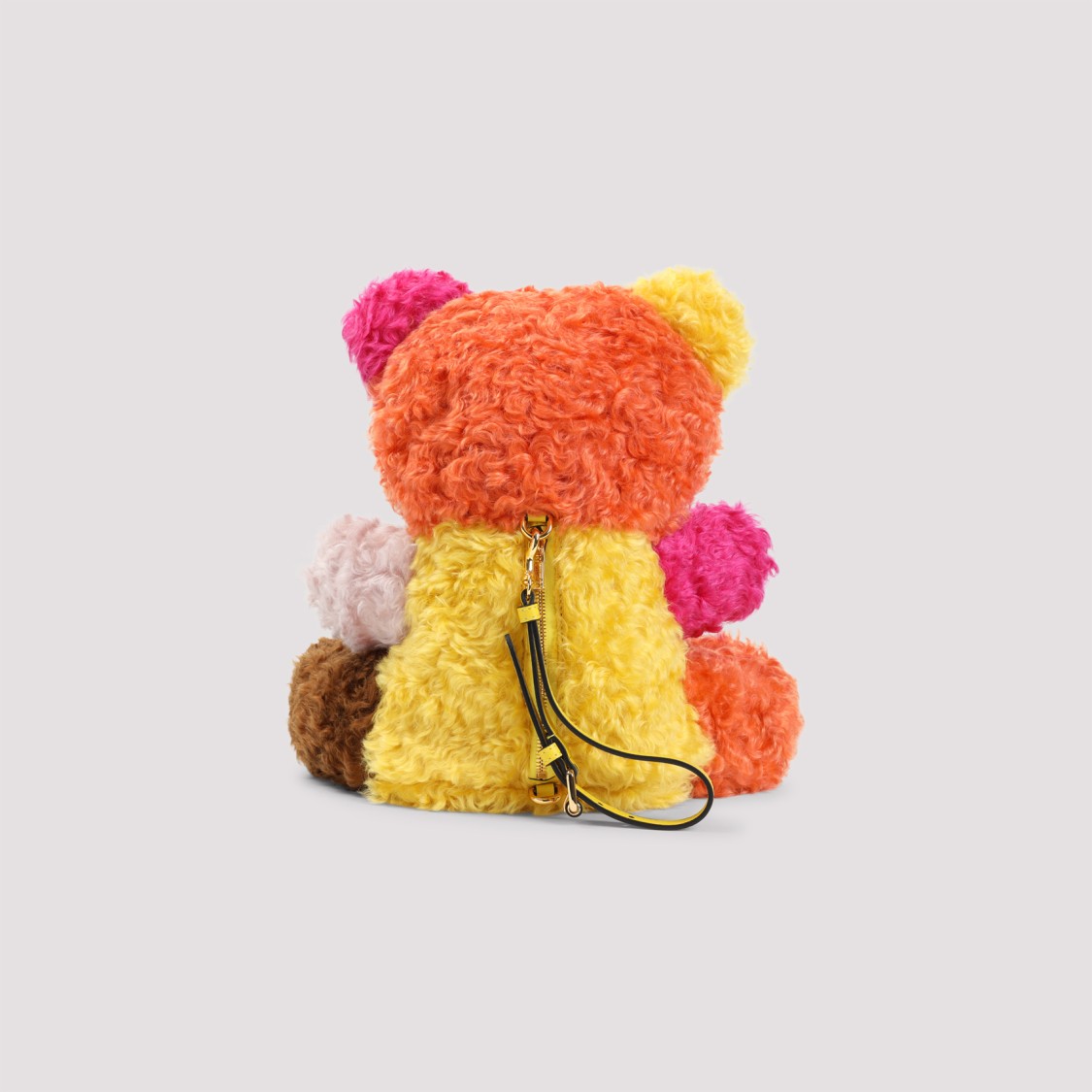 Shop Moschino Multicolor Mohair Bear Bag