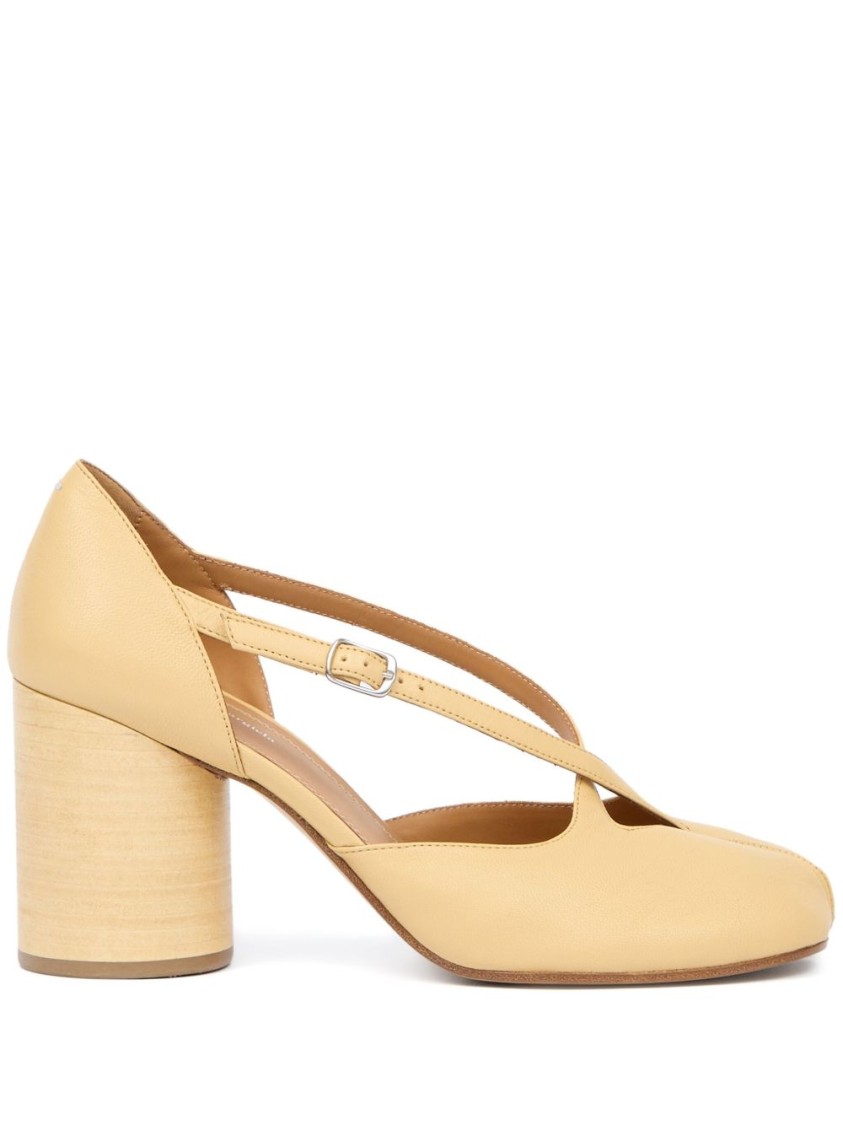 Maison Margiela Tabi Strappy Block-heel Pumps
