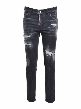デニム・ジーパン Dsquared2 Vintage Effect Black Cool Girl Jeans Dsquared2 Vintage Effect Black Cool Girl Jeans | THE LIST