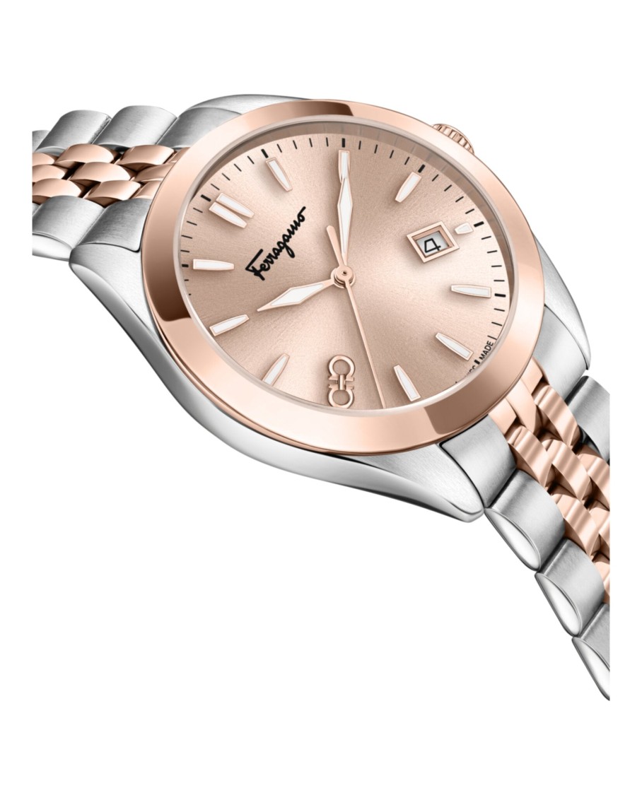 Ferragamo Classic Bracelet Watch In Gold