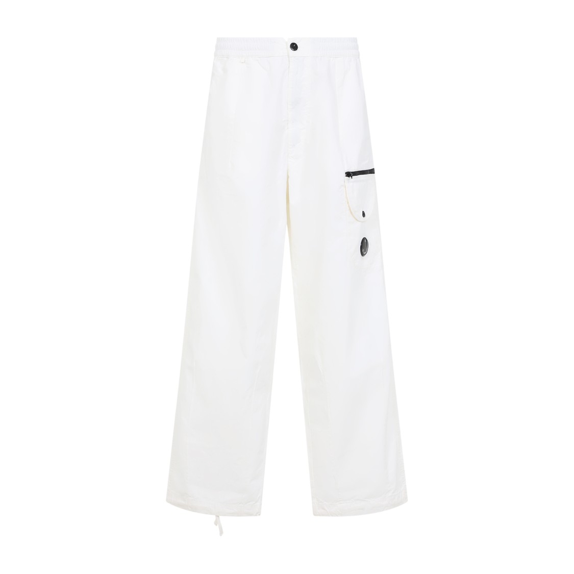 C.p. Company C.p.company Microreps Boxy Cargo Pants In White